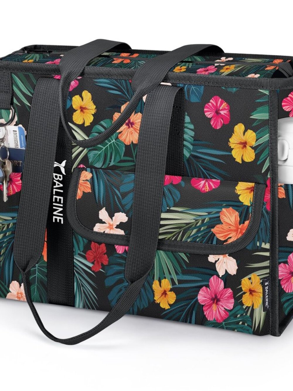 Utility Tote Bag for Women with Zipper, Teacher Nurse Work Bag